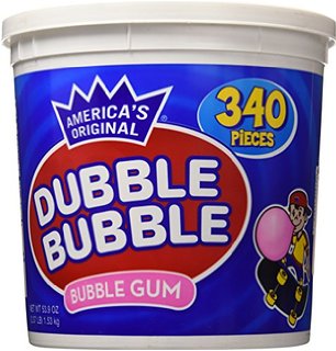 Dubble Bubble Gum (340 ct)