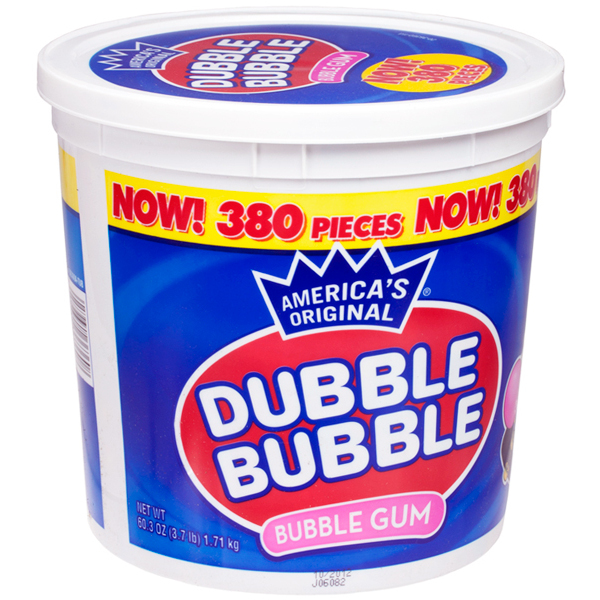 Dubble Bubble Gum (380 ct)